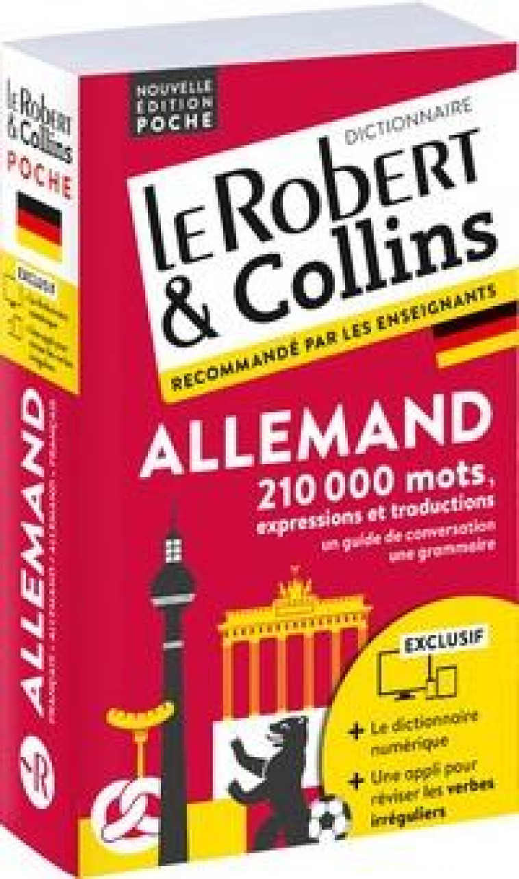 DICTIONNAIRE ROBERT & COLLINS POCHE ALLEMAND - COLLECTIF - LE ROBERT