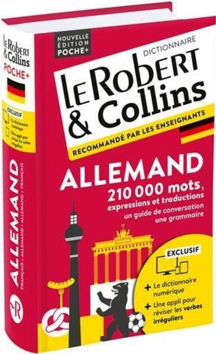 DICTIONNAIRE ROBERT & COLLINS POCHE+ ALLEMAND - COLLECTIF - LE ROBERT