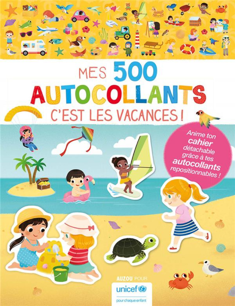 MES 500 AUTOCOLLANTS - C'EST LES VACANCES ! - WU YI-HSUAN - PHILIPPE AUZOU