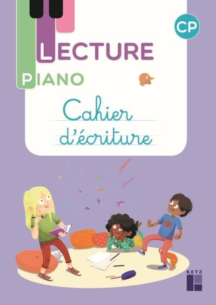 LECTURE PIANO  CP CAHIER D-ECRITURE - MAT GERALDINE - RETZ