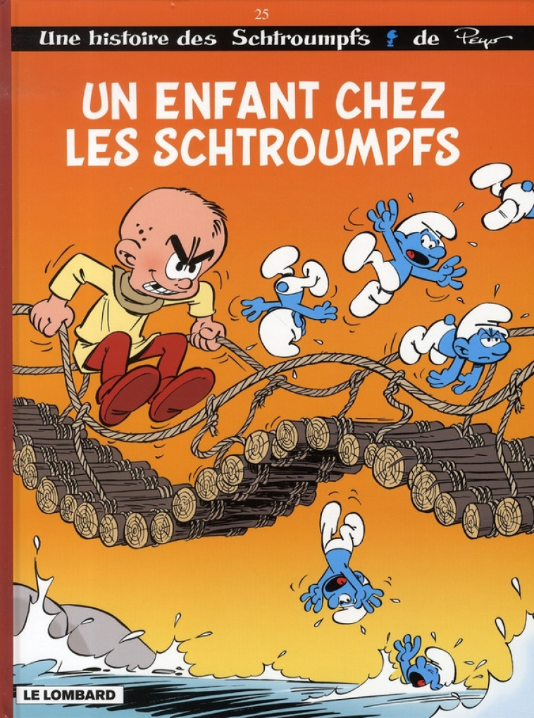 LES SCHTROUMPFS 25 ENFANT CHEZ LES SCHTROUMPFS - DIAZ MIGUEL - LOMBARD