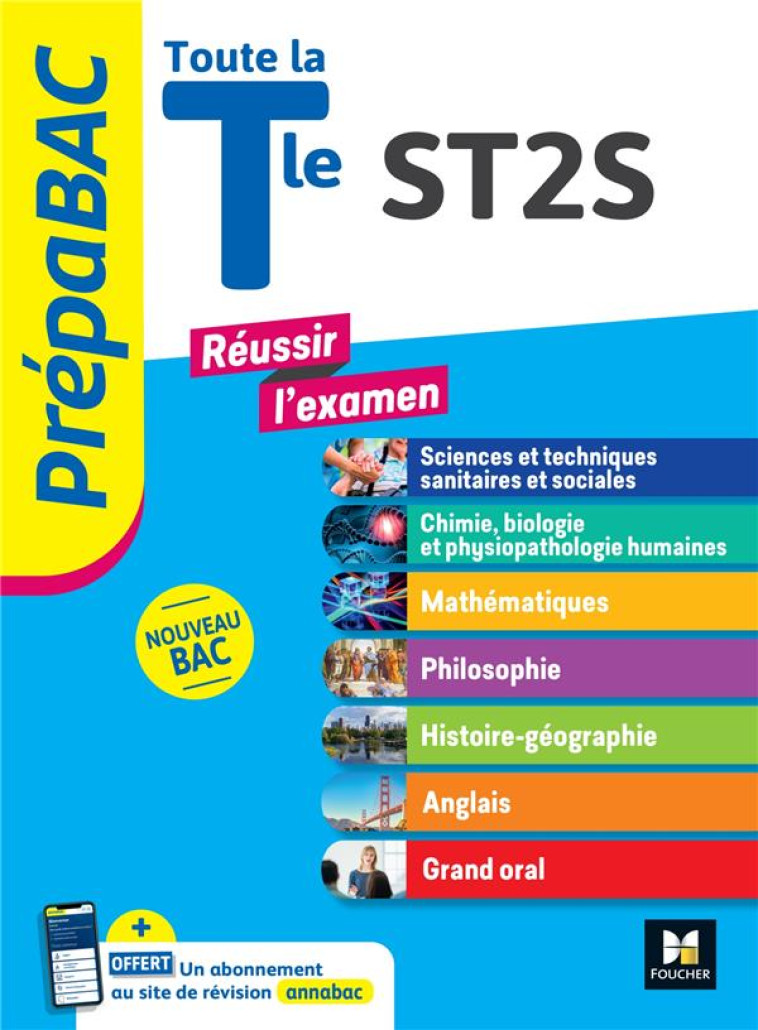 REUSSIR L-EXAMEN TOUTE LA TERMINALE ST2S ED 2023 - BEBERT-MION/BURROWES - FOUCHER