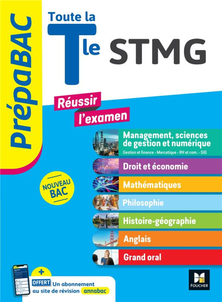 REUSSIR L- EXAMEN TOUTE LA TERMINALE STMG ED 2023 - BEBERT-MION/NOUGER - FOUCHER