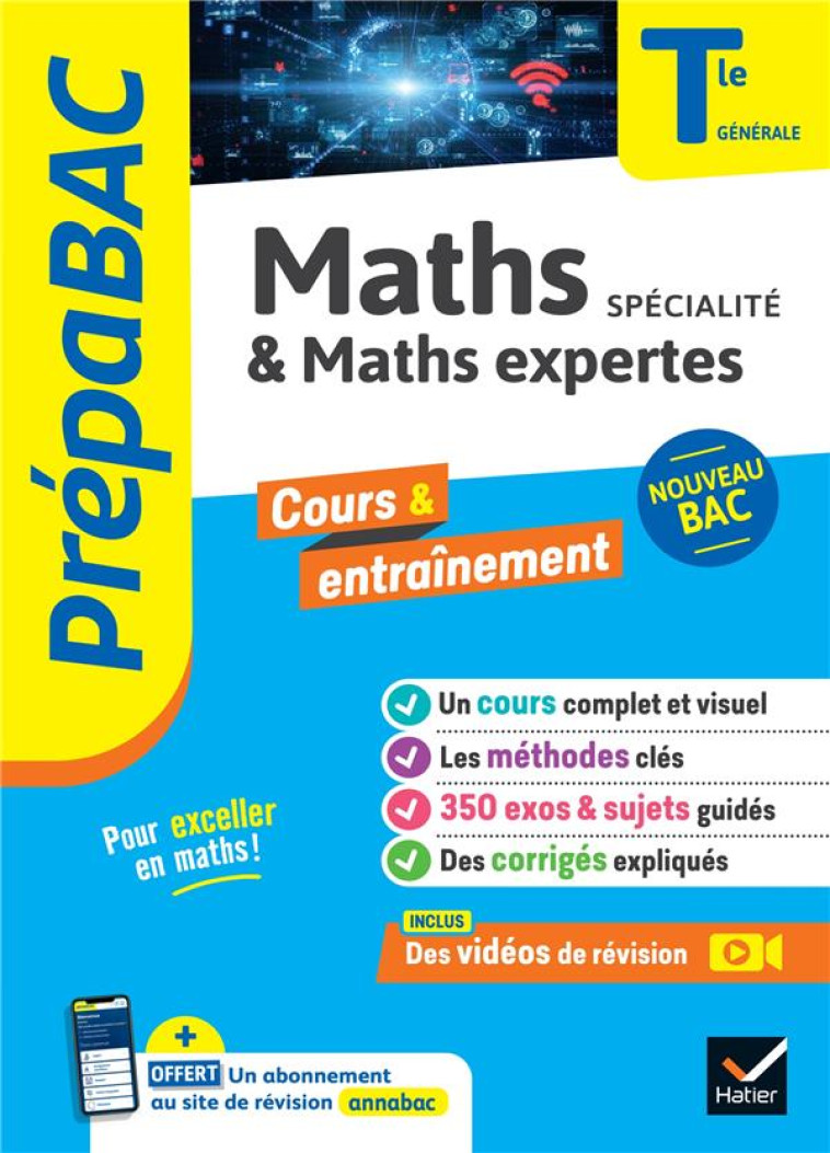 SPECIALITE MATHS ET MATHS EXPERTES (OPTION) TLE GENERALE ED 2023 - ABADIE/DELFAUD/MEYER - HATIER SCOLAIRE