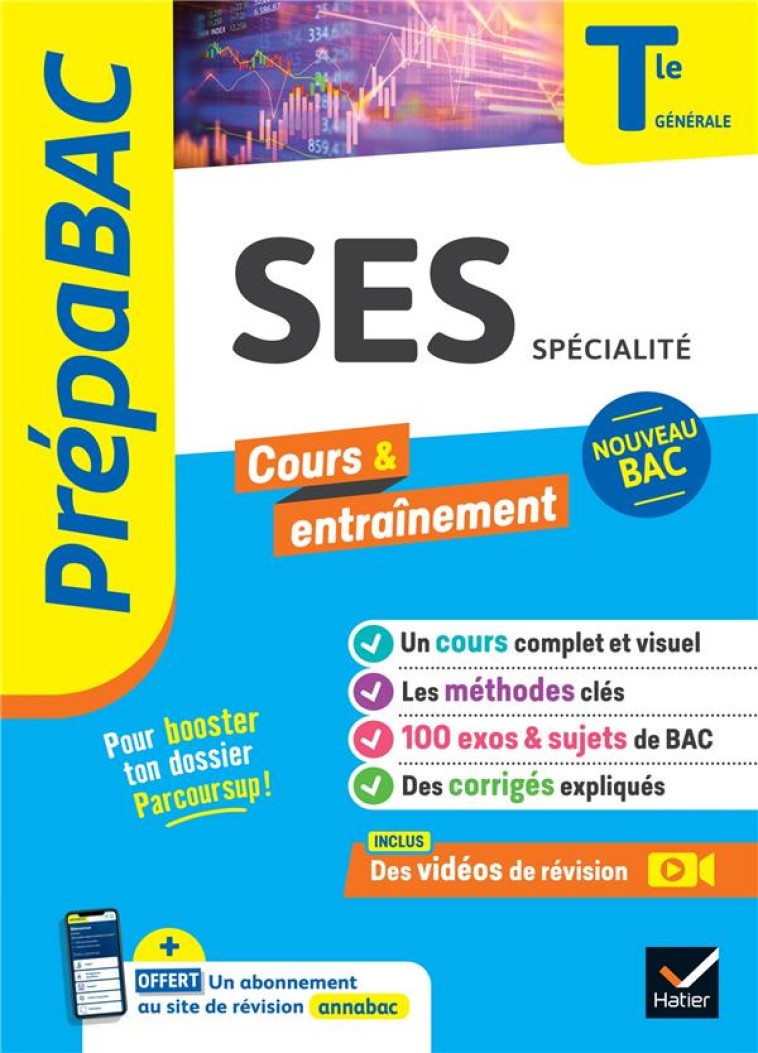 SPECIALITE SES TLE GENERALE ED 2023 - BACHELERIE-MARTEAU - HATIER SCOLAIRE