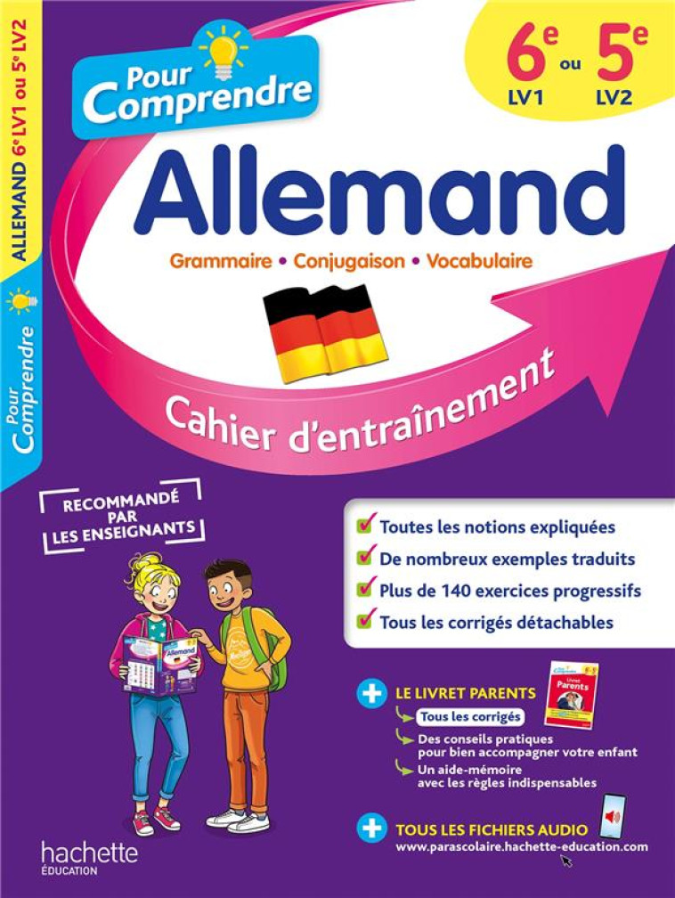 POUR COMPRENDRE ALLEMAND 6E LV1 OU 5E LV2 - DESPAS M-C. - HACHETTE