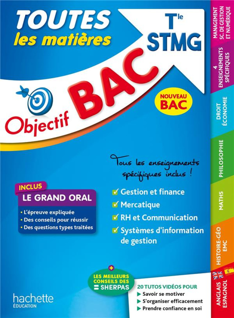 OBJECTIF BAC TOUTES LES MATIERES TLE STMG 2024 - BLOCH/PROST/GARNIER - HACHETTE