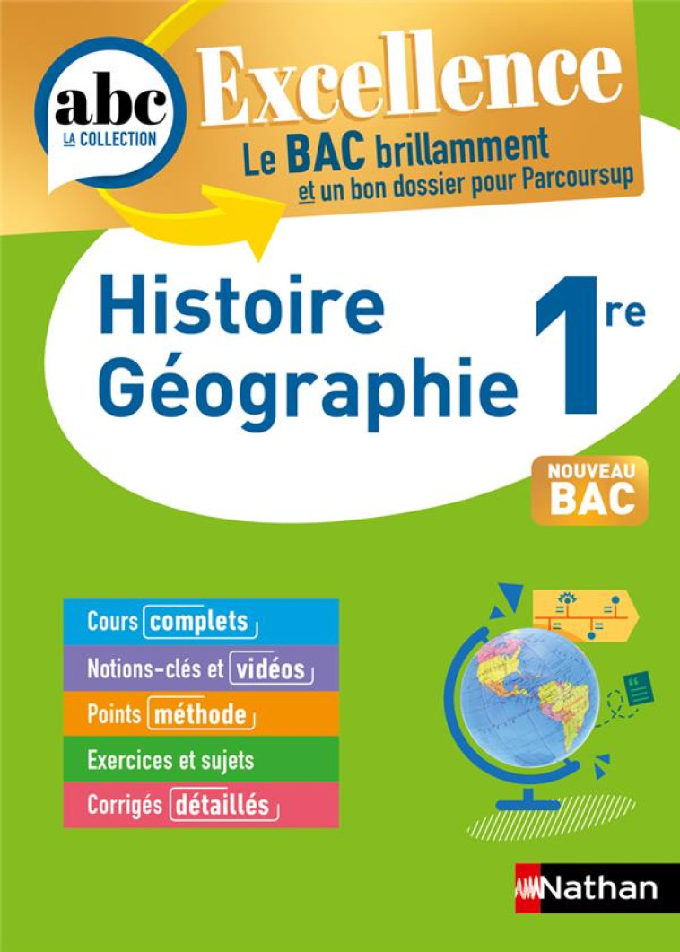 HISTOIRE-GEOGRAPHIE 1RE ED 2023 - BENBASSAT/PROTAIS - CLE INTERNAT