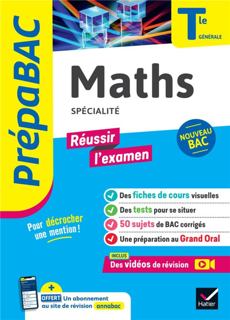 SPECIALITE MATHS TLE GENERALE ED 2023 - ABADIE/MEYER/DELFAUD - HATIER SCOLAIRE