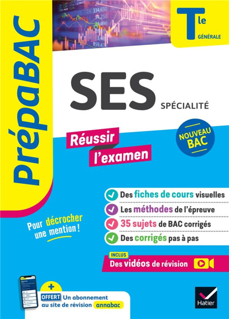 SPECIALITE SES TLE GENERALE ED 2023 - BACHELERIE-MARTEAU - HATIER SCOLAIRE