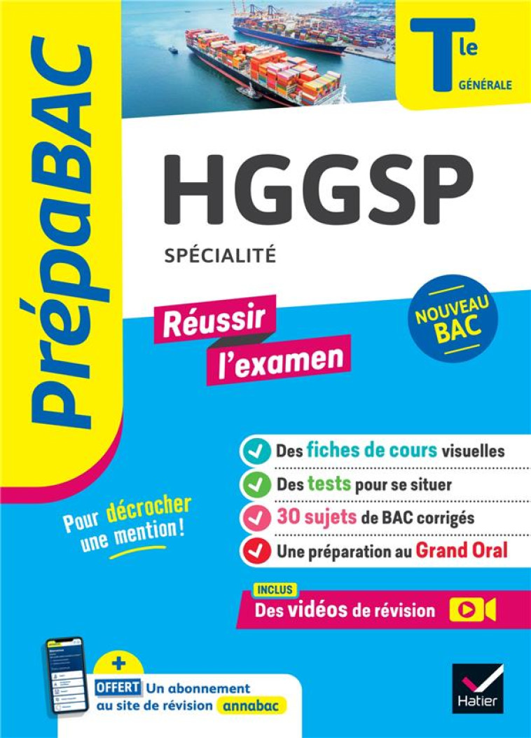 SPECIALITE HGGSP TLE GENERALE ED 2023 - CLAVEL/VAN DE WANDEL - HATIER SCOLAIRE