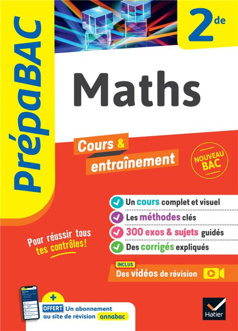 MATHS 2DE ED 2023 - PICCHIOTTINO J-D. - HATIER SCOLAIRE