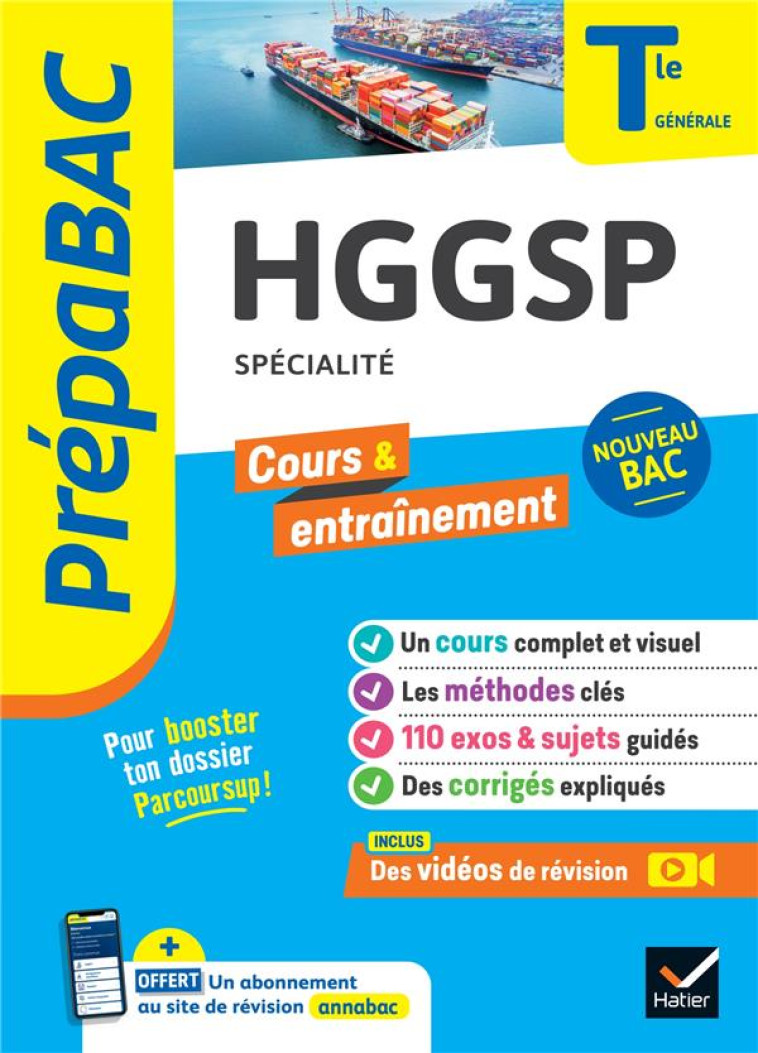 SPECIALITE HGGSP TLE GENERALE ED 2023 - CLAVEL/VAN DE WANDEL - HATIER SCOLAIRE