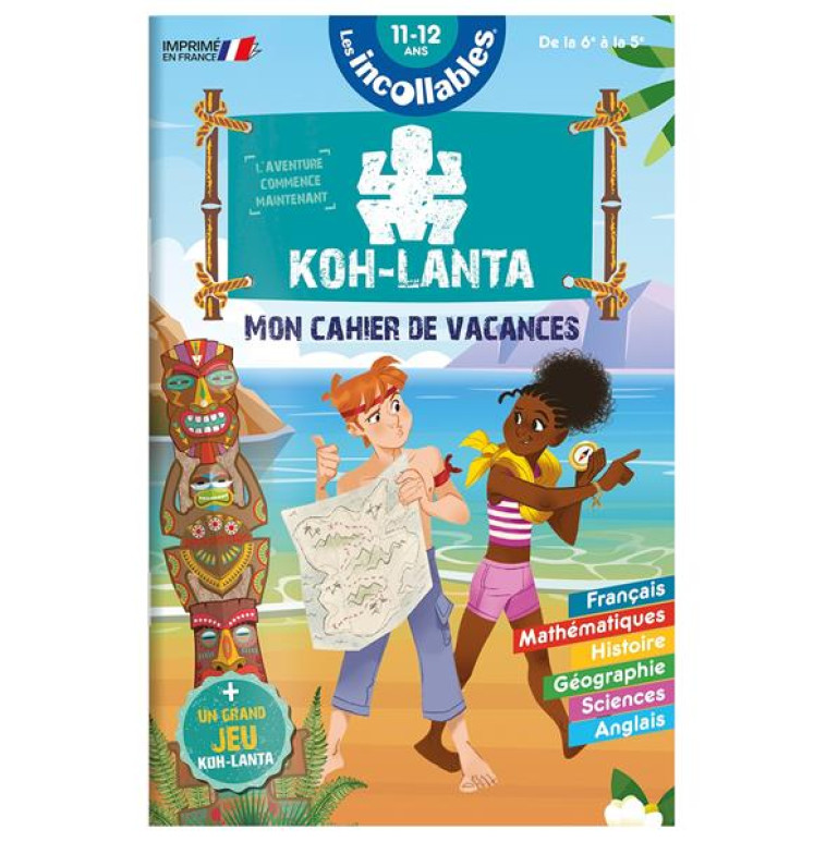 CAHIER DE VACANCES KOH LANTA- DE LA 6E A LA 5E - 11-12 ANS - XXX - PRISMA