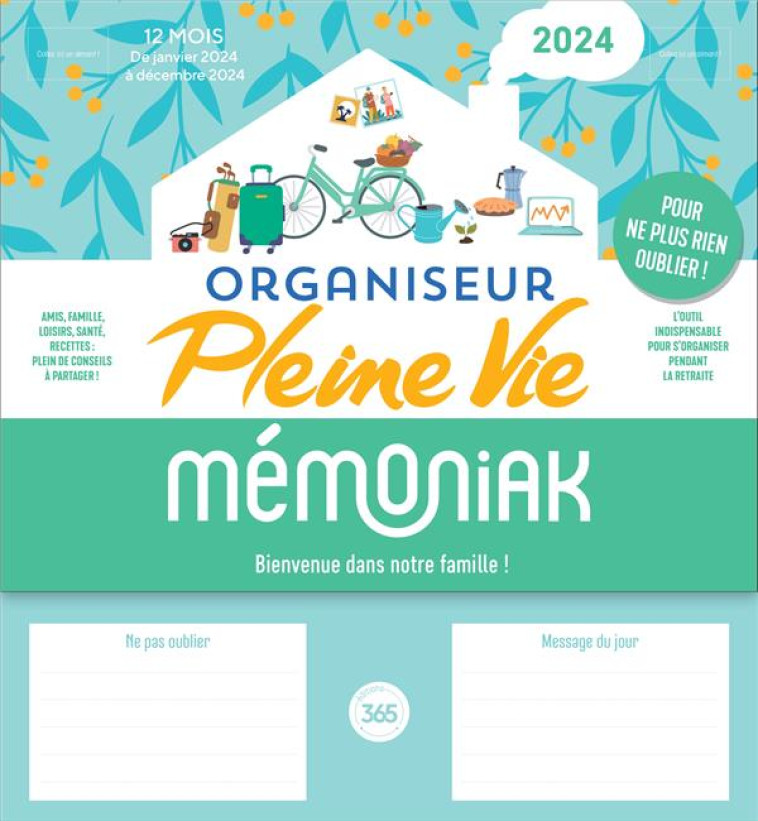 ORGANISEUR PLEINE VIE MEMONIAK 2024 - XXX - NC