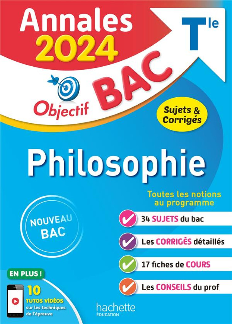 ANNALES PHILOSOPHIE 2024 - DURAND/NIEUVIARTS - HACHETTE