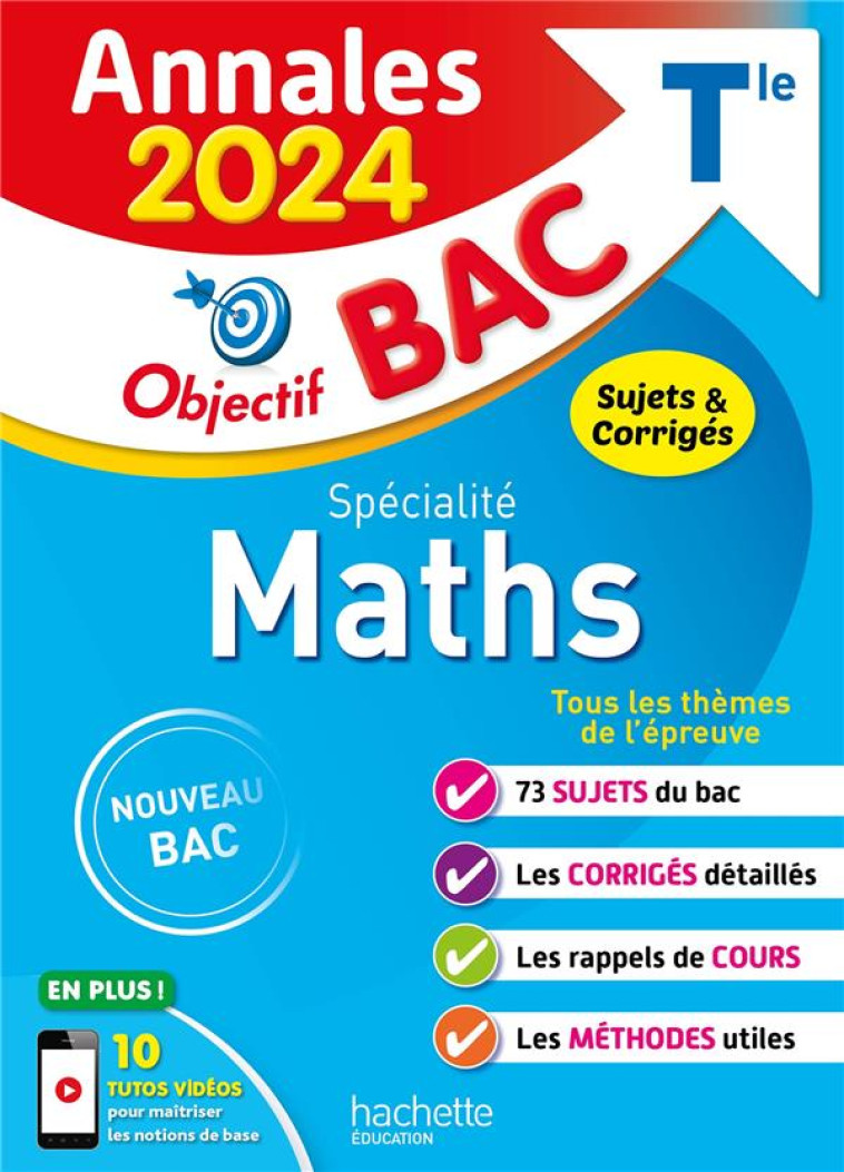 ANNALES SPECIALITE MATHS 2024 - BODINI-LEFRANC - HACHETTE