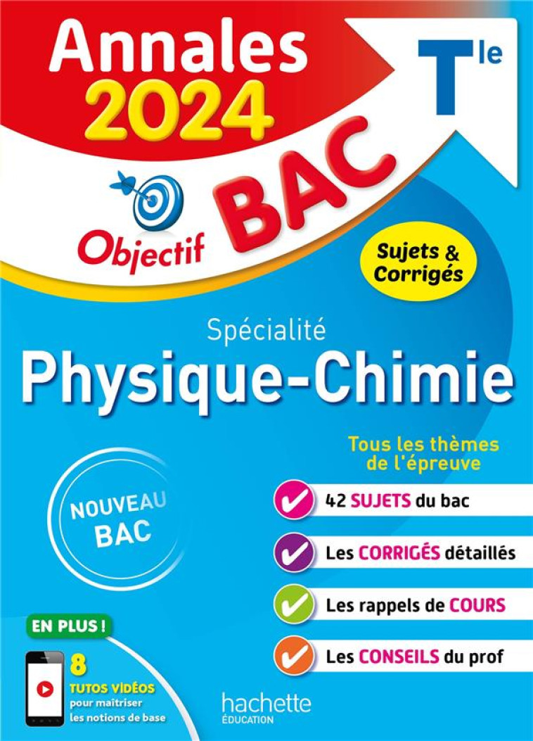 ANNALES SPECIALITE PHYSIQUE-CHIMIE 2024 - DE LA BAUME - ELFASS - HACHETTE