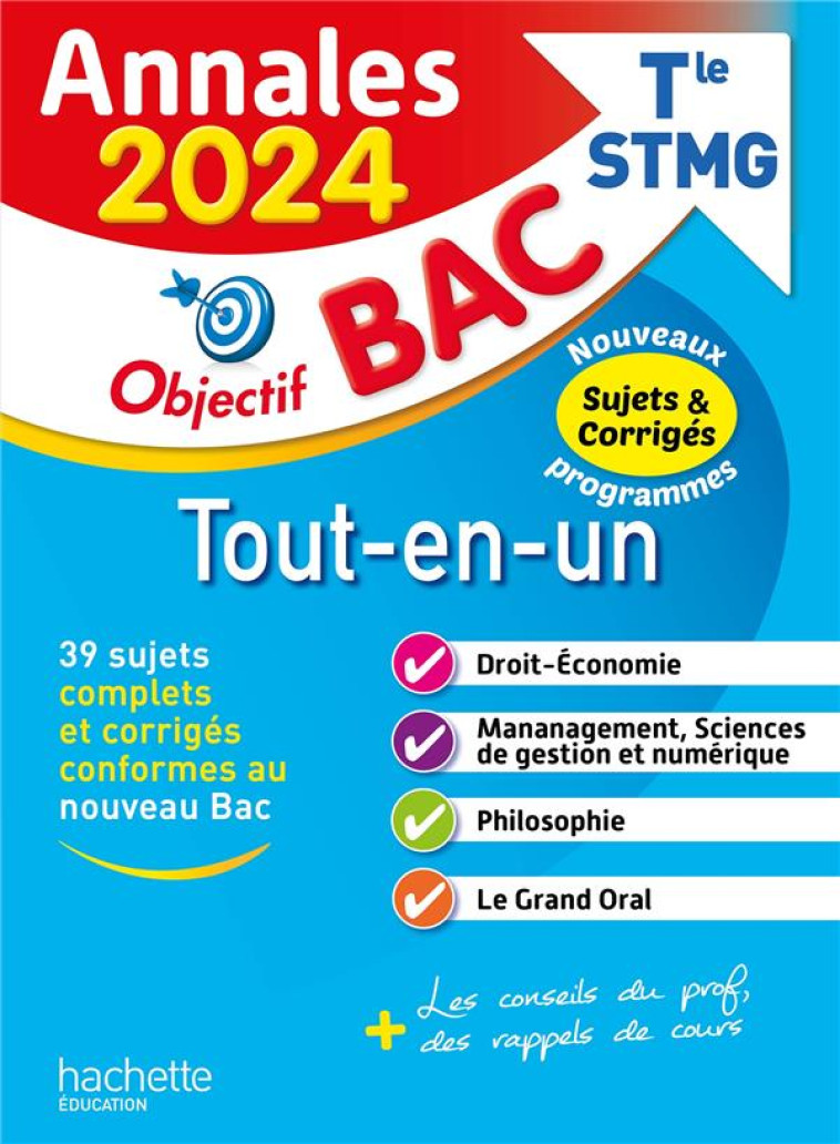 ANNALES TLE STMG TOUT-EN-UN 2024 - DI COSTANZO/BLOCH - HACHETTE