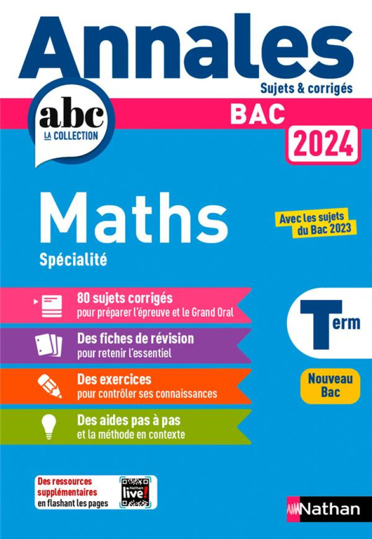 ANNALES BAC MATHS TLE 2024 - BESSON JULIEN - CLE INTERNAT