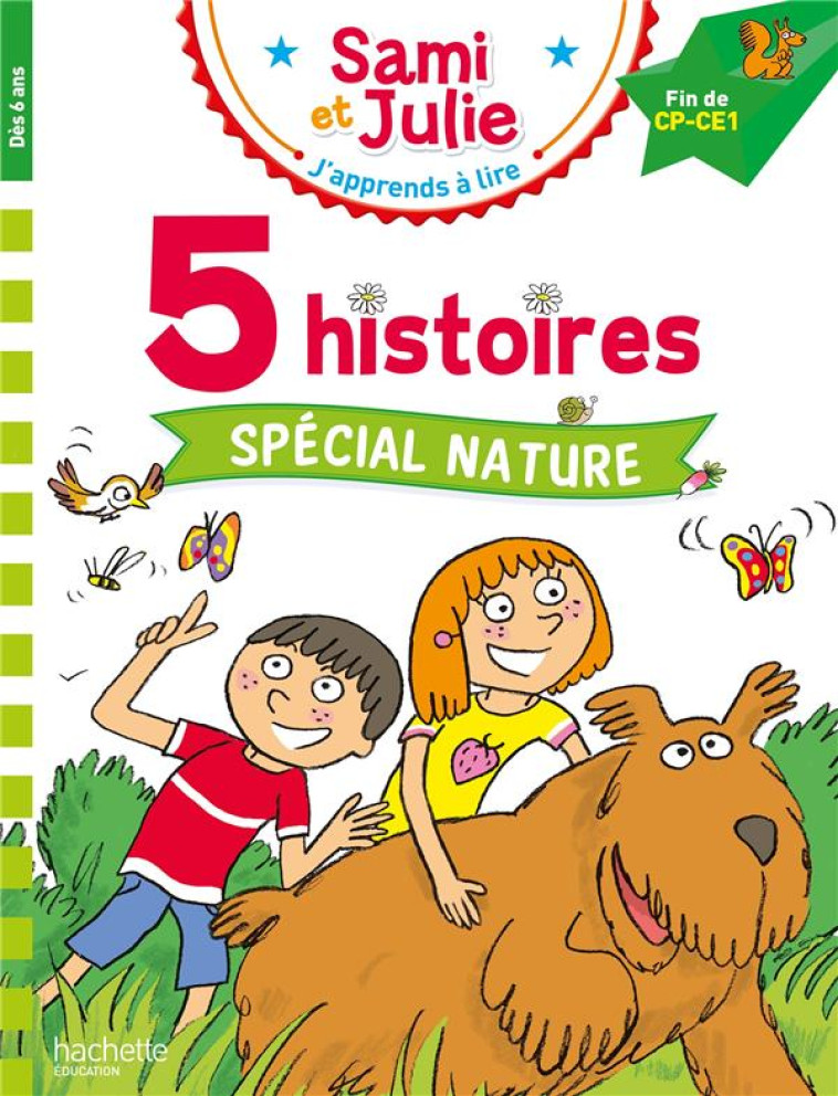 SAMI ET JULIE 5 HISTOIRES SPECIAL NATURE FIN CP CE1 - MASSONAUD/LEBRUN - HACHETTE