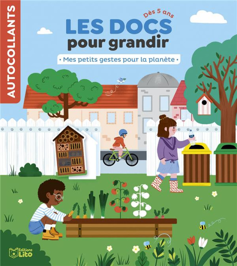 MES PETITS GESTES POUR LA PLANETE DES 5 ANS AUTOCOLLANTS - DESFOUR - LITO