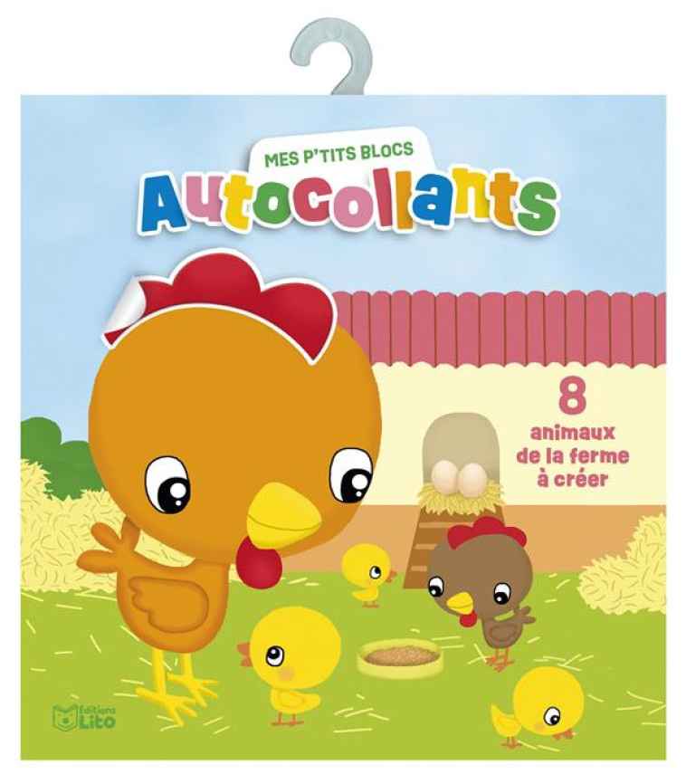 MES PTITS BLOCS EN AUTOCOLLANTS 8 ANIMAUX DE LA FERME A CREER - CAMEL - NC