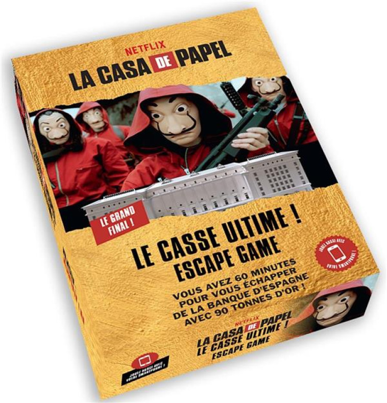 LA CASA DE PAPEL - ESCAPE GAME : LE CASSE ULTIME ! S3 - TRENTI NICOLAS - NC