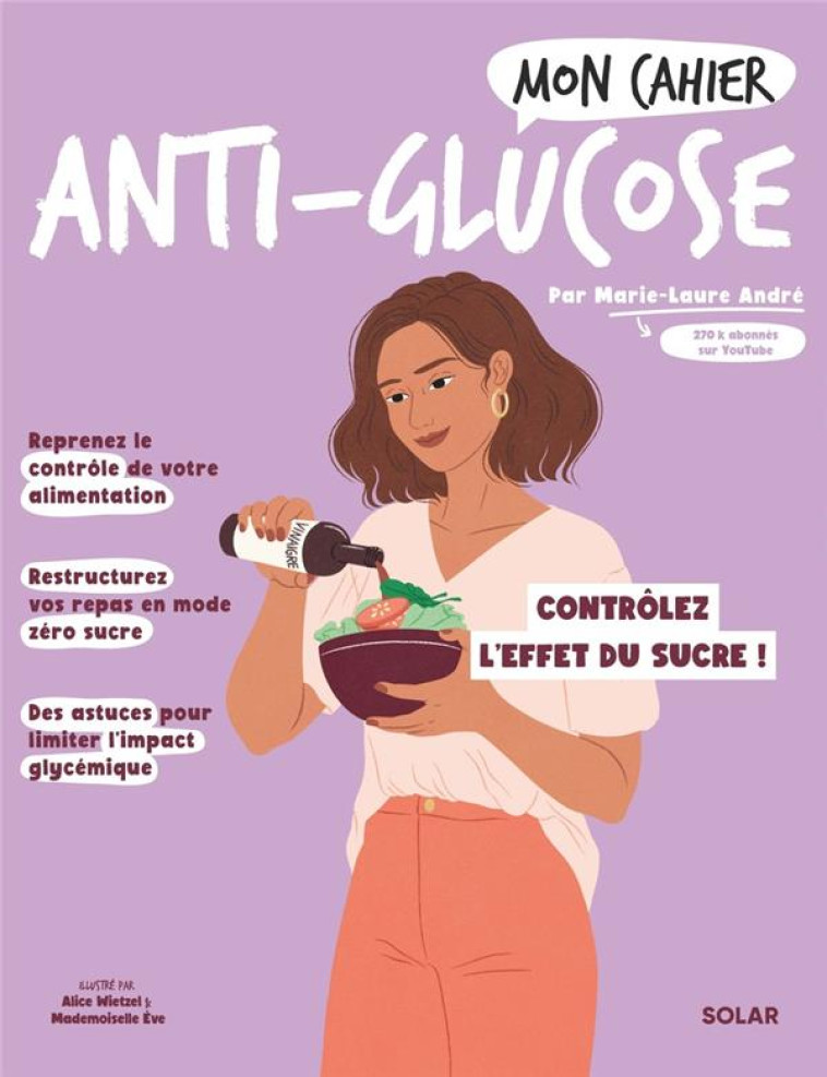 MON CAHIER ANTIGLUCOSE - ANDRE MARIE-LAURE - SOLAR