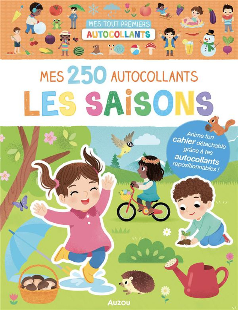 250 AUTOCOLLANTS - LES SAISONS - WU YI-HSUAN - PHILIPPE AUZOU