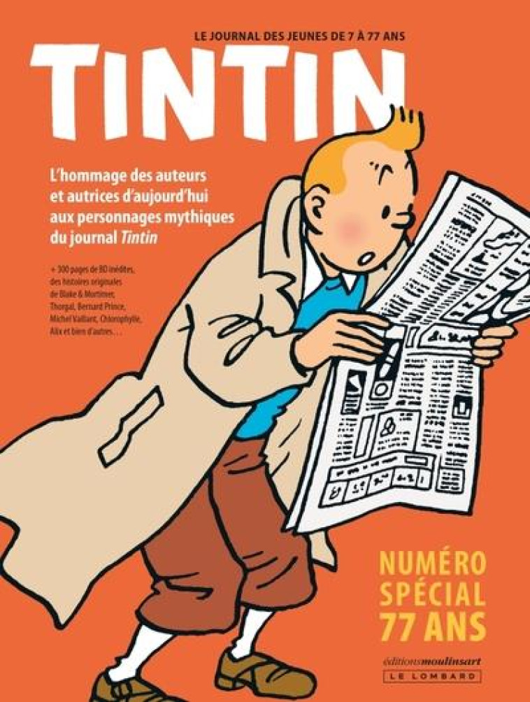 JOURNAL TINTIN - SPECIAL 77 ANS - XXX - LOMBARD