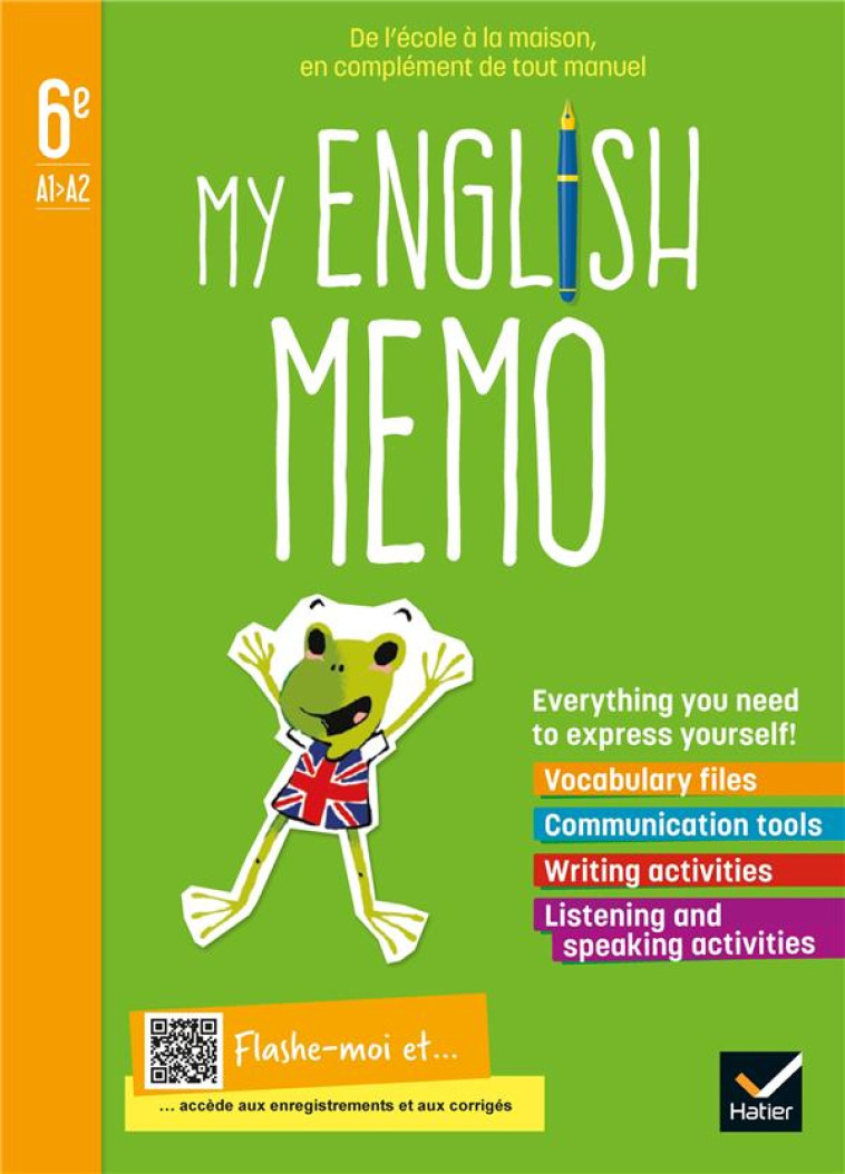 MY ENGLISH MEMO 6E ED. 2021 - LEDRU-GERMAIN E. - HATIER SCOLAIRE