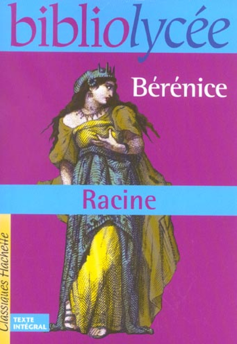 BERENICE - RACINE JEAN - HACHETTE