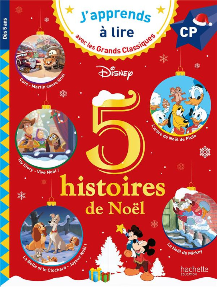 5 HISTOIRES DE NOEL CP NIVEAUX 1, 2, 3 - ALBERTIN - HACHETTE