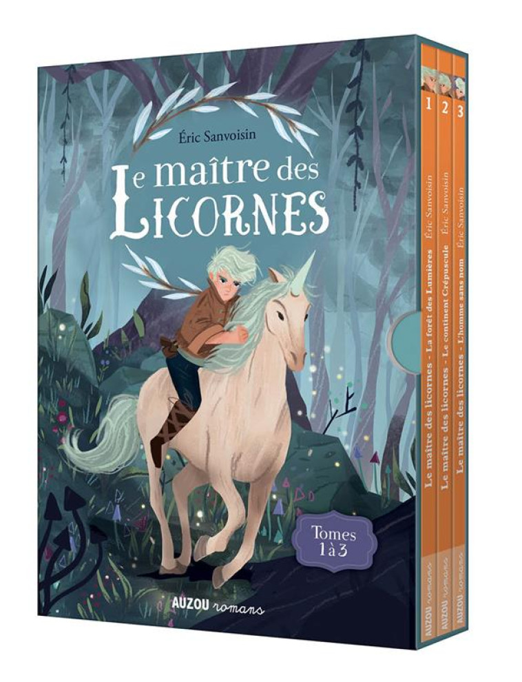 COFFRET LE MAITRE DES LICORNES - SANVOISIN/FRENNA - PHILIPPE AUZOU