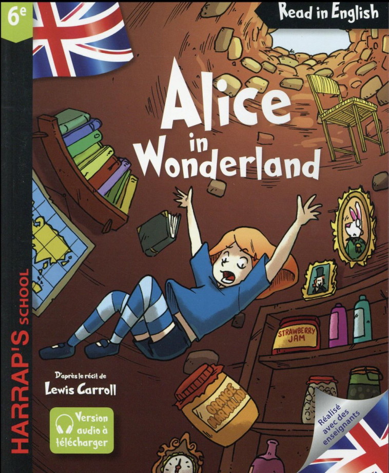 ALICE IN WONDERLAND NIVEAU 6E - CARROLL - Harrap 's