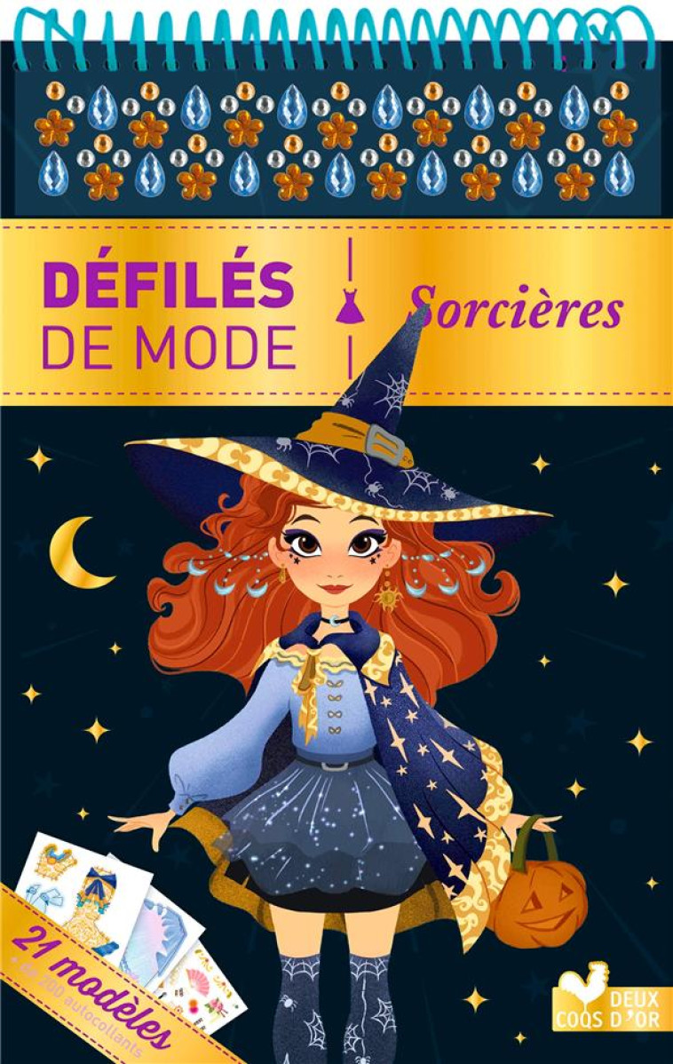 DEFILES DE MODE - SORCIERES - BLOC A SPIRALE - LIA MALANDRINO MARIA - HACHETTE