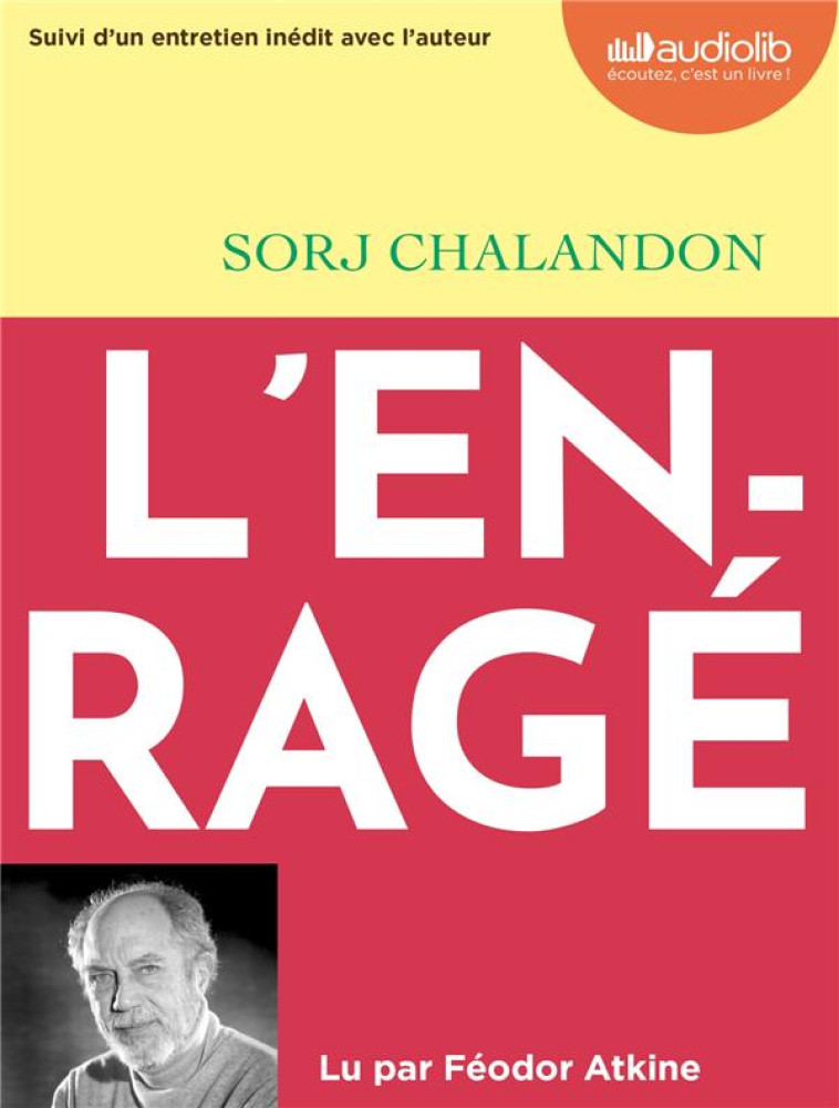 L- ENRAGE LIVRE AUDIO 1 CD MP3 - CHALANDON SORJ - AUDIOLIB