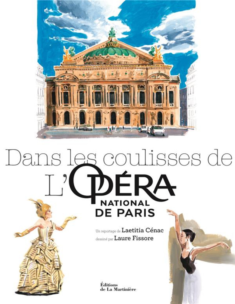 DANS LES COULISSES DE L-OPERA NATIONAL DE PARIS - CENAC/FISSORE - MARTINIERE BL