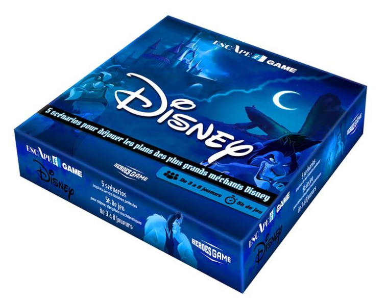 ESCAPE GAME DISNEY T02 5 SCENARIOS POUR DEJOUER LES PLANS DES PLUS GRANDS MECHANTS DISNEY - KRIEF ORIANE - NC