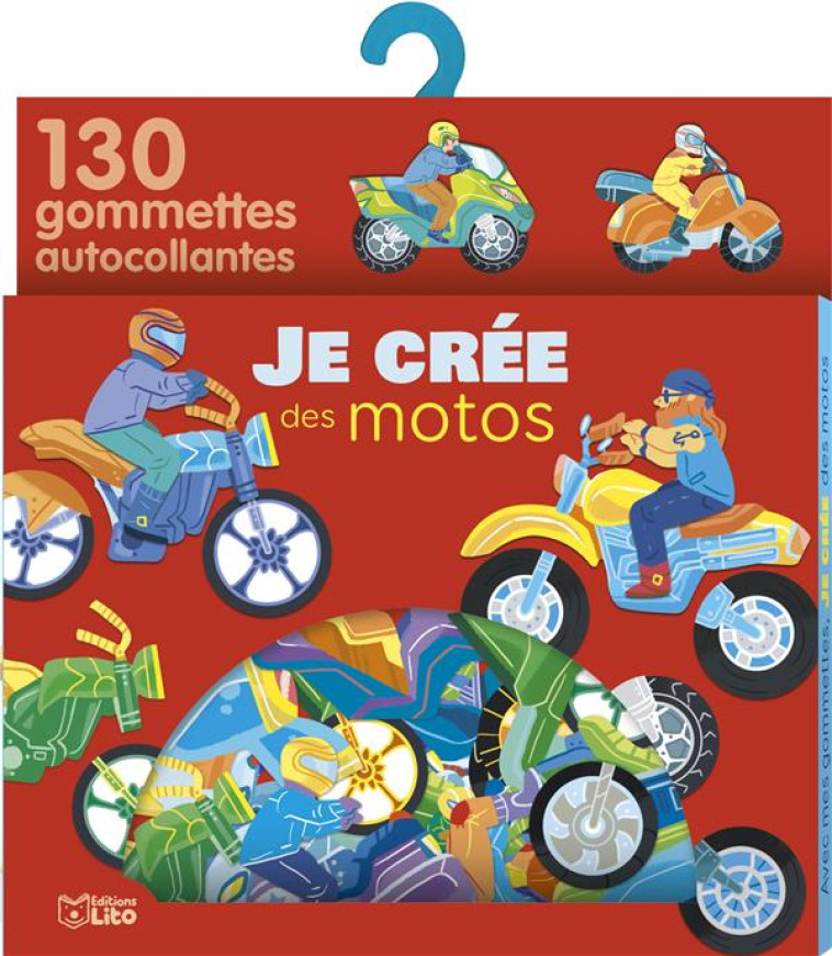 JE CREE DES MOTOS 130 GOMMETTES AUTOCOLLANTES - XXX - NC