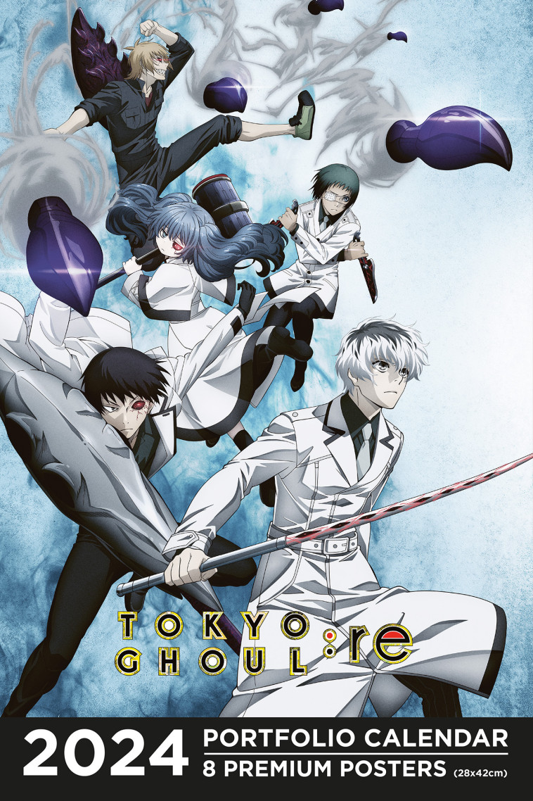 CALENDRIER PORTFOLIO 2024 TOKYO GHOUL RE - XXX - YNNIS