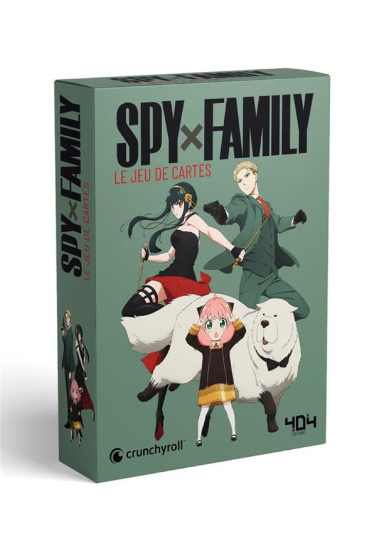 SPY X FAMILY : LE JEU DE CARTES OFFICIEL - 50 CARTES DE 2 A 5 JOUEURS A PARTIR DE 8 ANS - CRUNCHYROLL/TOHO ANI - NC