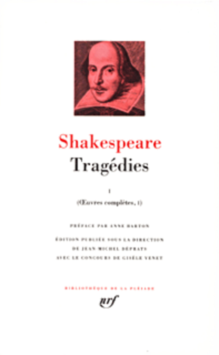 TRAGEDIES T1 - SHAKESPEARE/BARTON - GALLIMARD