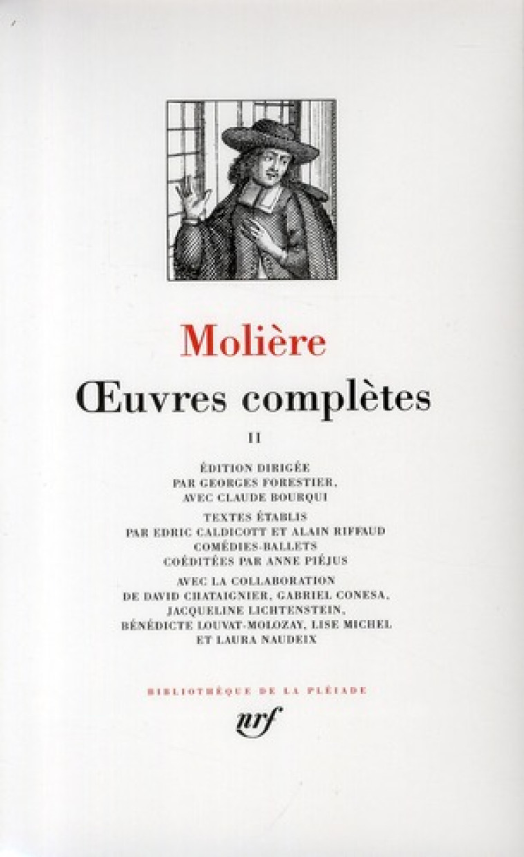 OEUVRES COMPLETES T2 - MOLIERE - GALLIMARD