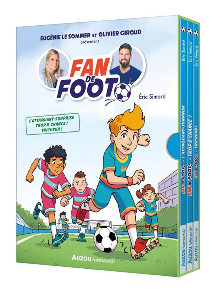 COFFRET FAN DE FOOT T1 A 3 - SIMARD/FRIHA - PHILIPPE AUZOU