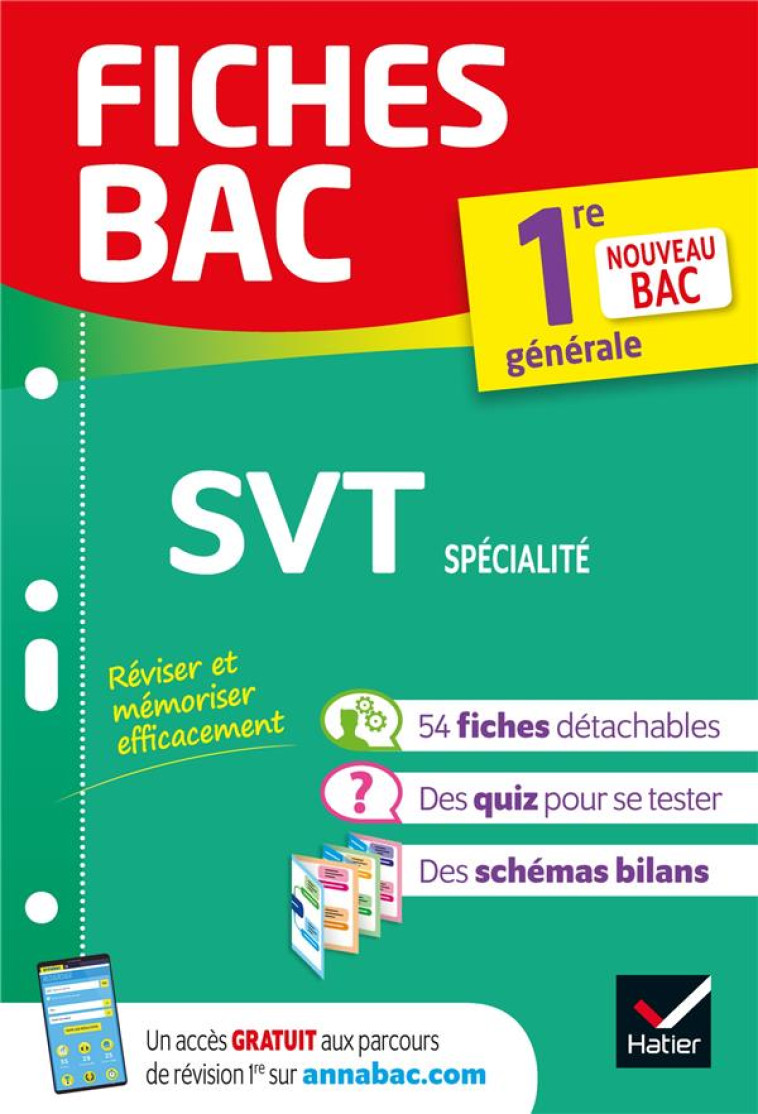 SVT 1RE 1RE 2019 - DUCASSE/FORICHON/VAH - HATIER SCOLAIRE