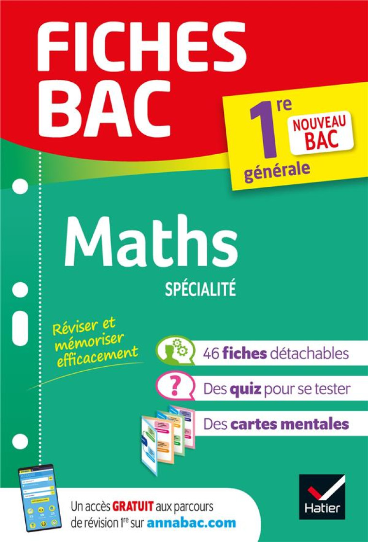 MATHS 1RE 2019 - ABADIE/MEYER/SALMON - HATIER SCOLAIRE