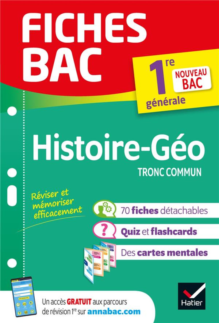 HISTOIRE-GEOGRAPHIE 1RE 2019 - CLAVEL/GUEILHERS - HATIER SCOLAIRE