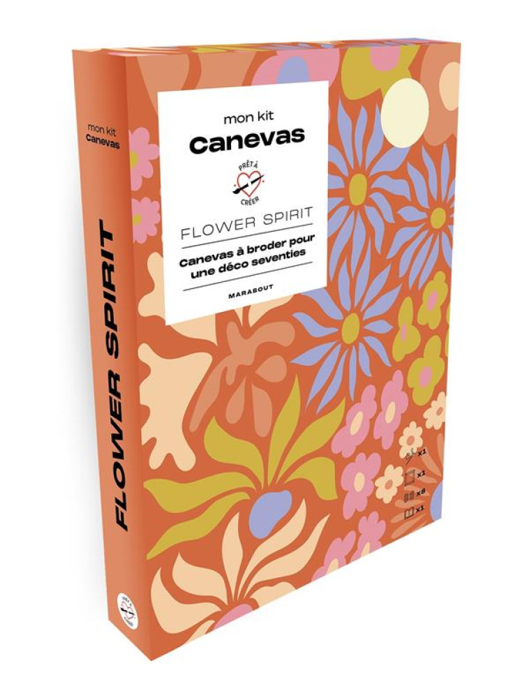 MON KIT CANEVAS - FLOWER SPIRIT - COLLECTIF - NC